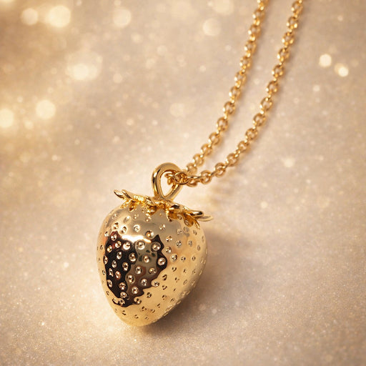 Slice strawberry Necklace