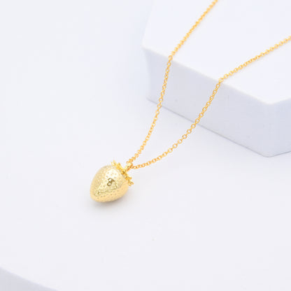 Slice strawberry Necklace