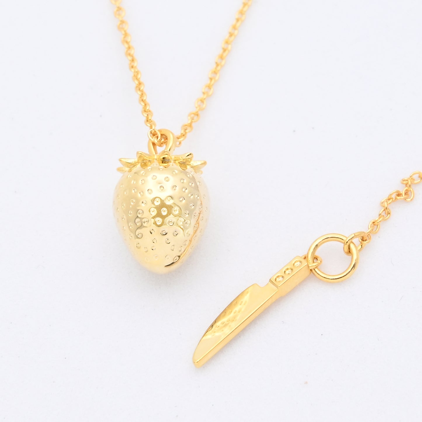 Slice strawberry Necklace